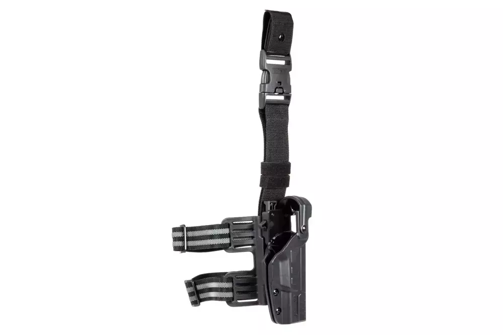 Pouzdro stehenní plát pro pistolí Glock 17 - černý