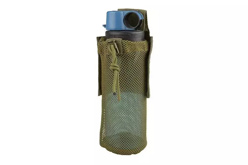 Foldable bottle pouch - olive