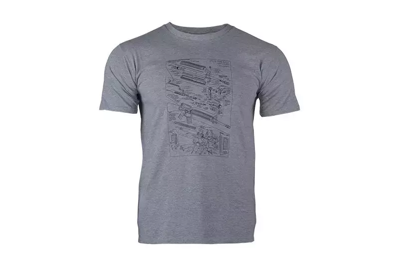 Koszulka Military Culture T-Shirt - Type E - Compet Grey