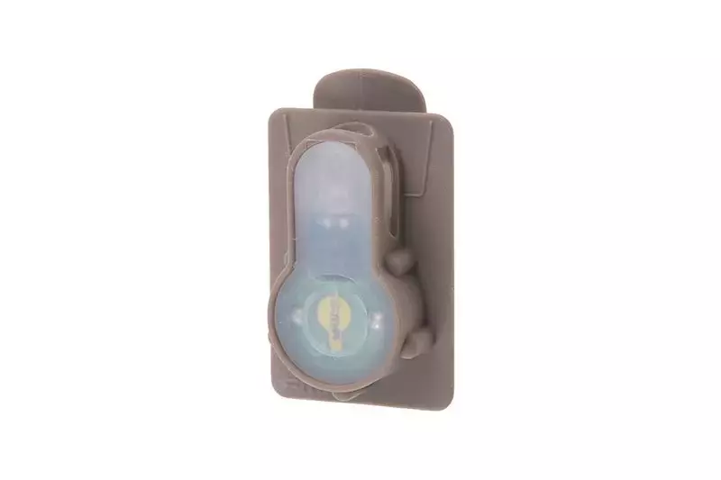 Marker elektroniczny Lightbuck Card Button - Dark Earth (zielone światło)