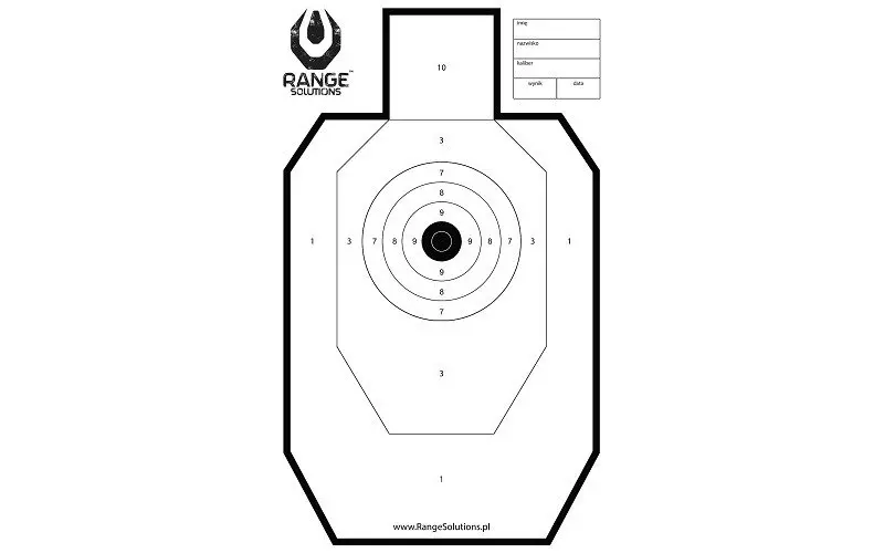 Range Shooting Targets - 500 Pcs
