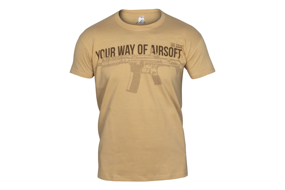 Specna Arms Shirt - Your Way of Airsoft 04 - Tan