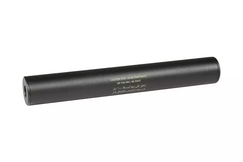 "Stay 100 meters back" Covert Tactical Standard 35x250mm silencer