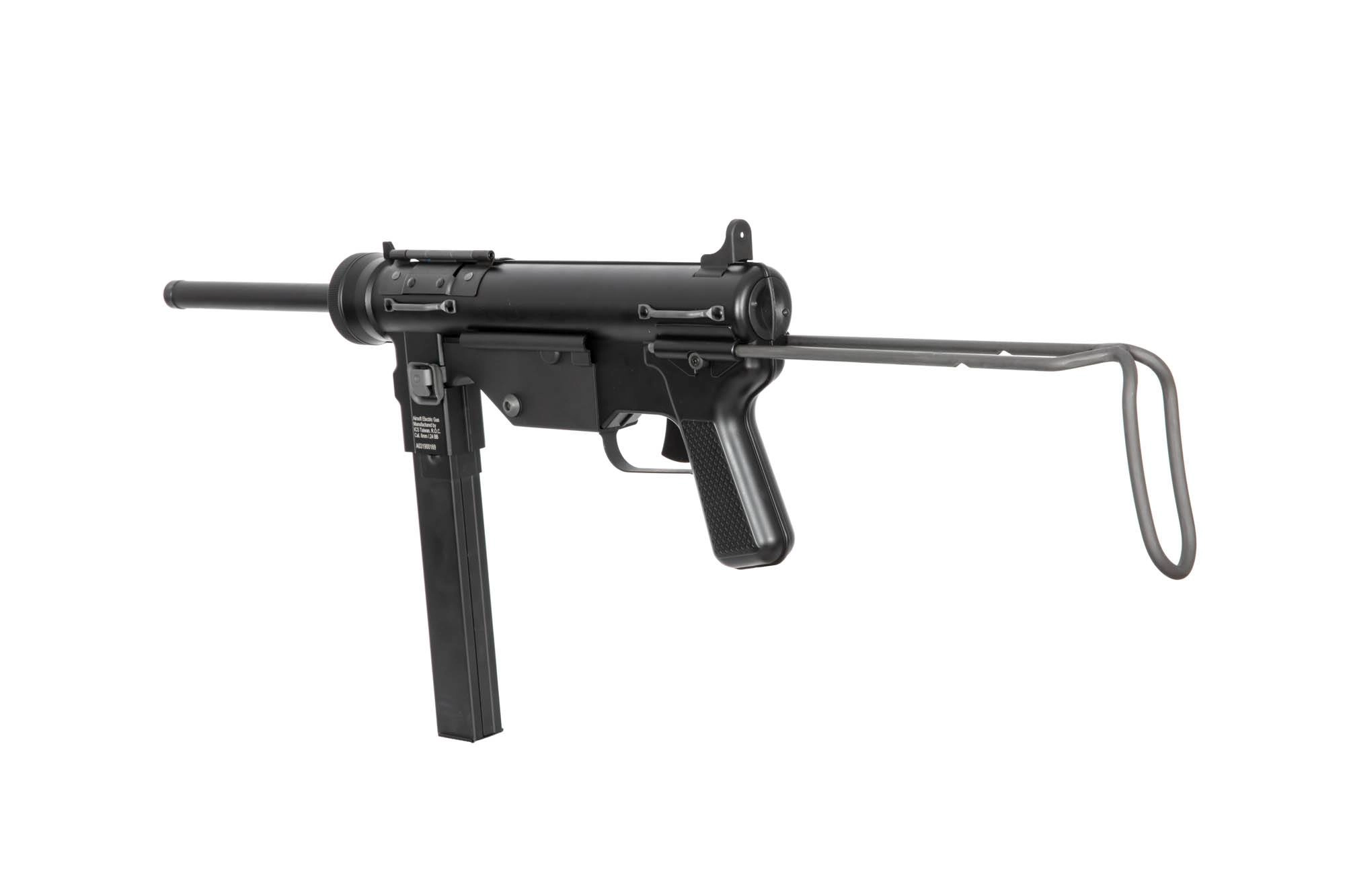 Pistolet mitrailleuse airsoft M3 - boutique Gunfire