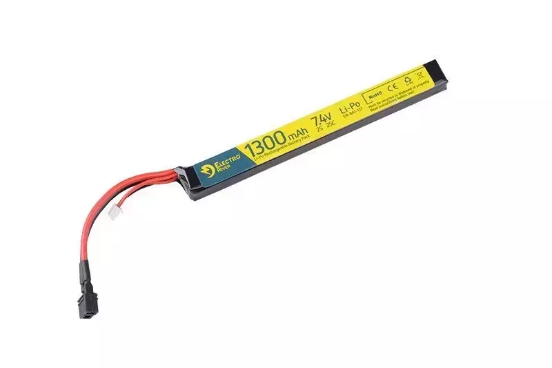 Batterie LiPo 7.4V 1300mAh 25/50C T-connect (DEANS)