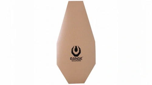 Range Solutions : autocollants Alpha Mini, lot de 50 - Marron