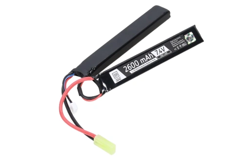 Specna Arms akumulator LiPo 7.4V 2600mAh 20/40C 2-modułowy Tamiya mini
