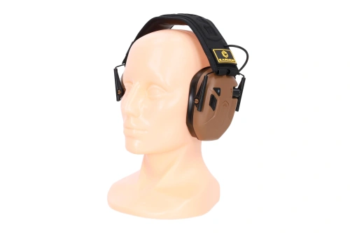 Earmor M300T actieve gehoorbeschermers - Coyote Brown