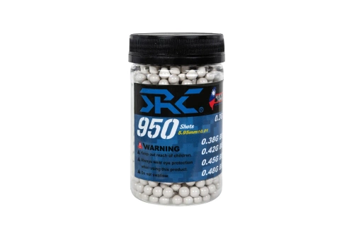 Bolas SRC 0,43 g frasco 950 uds Blanco