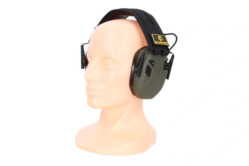 Earmor M300T actieve gehoorbeschermers - Groen blad