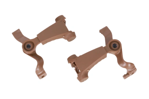 Earmor M16A-TW adaptery do słuchawek M31/M32+ na szyny EXFIL® - Coyote Brown