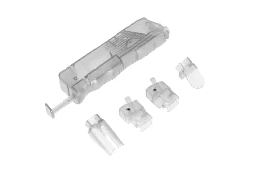 Szybkoładowarka 4.5mm do wiatrówek - przezroczysta