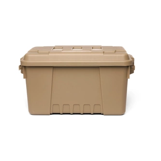 Petite boîte d'équipement tactique Plano 53 litres Tan