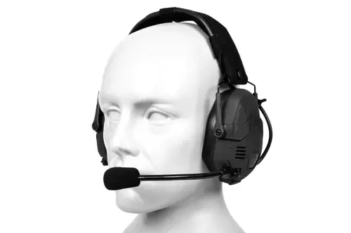 HD-16 tactische Bluetooth actieve hoofdtelefoon - zwart