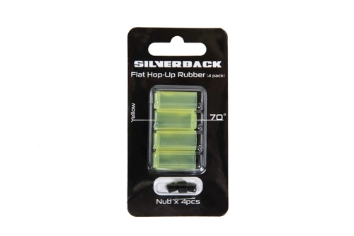 Juego de 4 gomas Hop-Up Silred dotback 70° para réplicas SRS/TAC-41