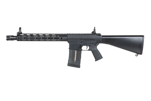 Carabine d'assaut airsoft A&amp;K SR25(P)E2 MLOK-20, version en polymère