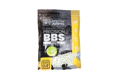 airsoft 0.25g Specna Arms EDGE ULTRA™ BIO Tracer billes de précision 1000 pièces Vert