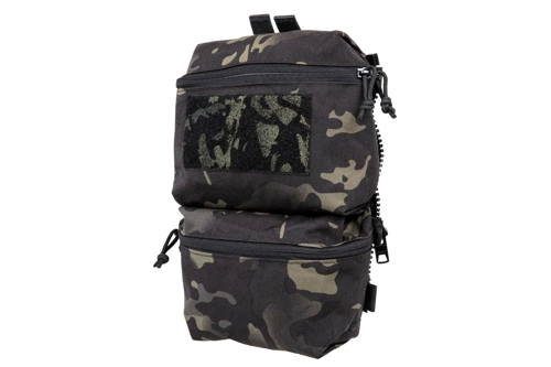 Panel trasero con sistema MOLLE para chaleco táctico V5 PC Wosport MC Negro