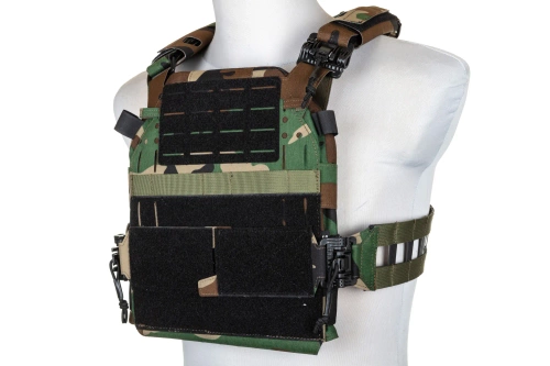 Specna Arms Tactical QR III Woodland Plaatdrager Vest