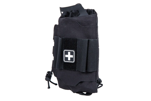 Botiquín táctico desgarrable con velcro Wosport Negro