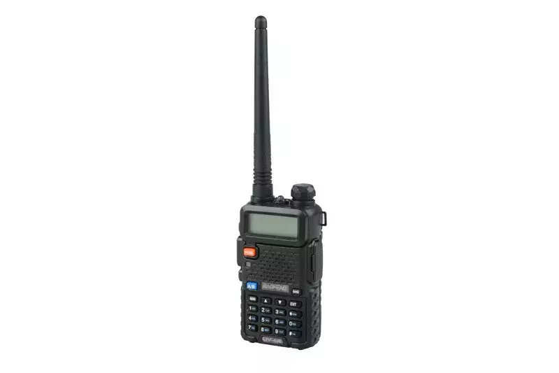 Ręczna, dwukanałowa radiostacja Baofeng UV-5R - krótka bateria (VHF / UHF)