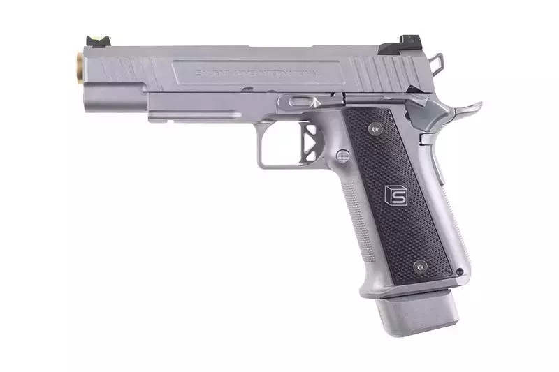Replika Pistoletu SAI 2011 DS 5.1 (Aluminium / Green Gas) - srebrna