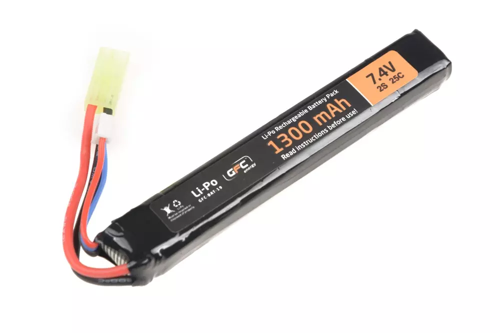 Batería Li-Po 1300mAh 7.4V 25C - stick