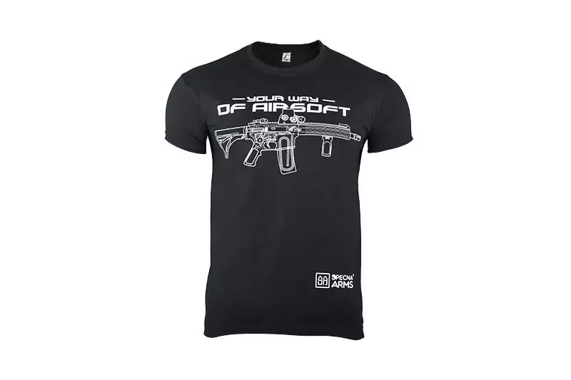 Camiseta Specna Arms - Your Way Of Airsoft 02 - negro